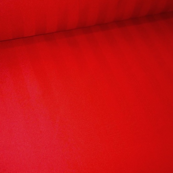 Herringbone Stripe in Cardinal Red Fabric - Picture 3 of 6